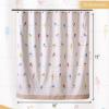 imageMaison d Hermine Shower Curtain 100 Cotton One Panel 70quotx72quot Washable Fabric Shower Curtains for Bathroom Easy Hanging with 12 Button Holes  Home Farmhouse Hotel Spa Birdies On Wire01  Birdies on Wire