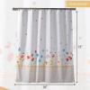 imageMaison d Hermine Shower Curtain 100 Cotton One Panel 70quotx72quot Washable Fabric Shower Curtains for Bathroom Easy Hanging with 12 Button Holes  Home Farmhouse Hotel Spa Birdies On Wire32  Summer Whisper