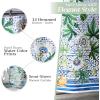 imageMaison d Hermine Shower Curtain 100 Cotton One Panel 70quotx72quot Washable Fabric Shower Curtains for Bathroom Easy Hanging with 12 Button Holes  Home Farmhouse Hotel Spa Birdies On Wire10  Passiflora
