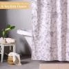 imageMaison d Hermine Shower Curtain 100 Cotton One Panel 70quotx72quot Washable Fabric Shower Curtains for Bathroom Easy Hanging with 12 Button Holes  Home Farmhouse Hotel Spa Birdies On Wire12  Jouy Paradise