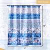 imageMaison d Hermine Shower Curtain 100 Cotton One Panel 70quotx72quot Washable Fabric Shower Curtains for Bathroom Easy Hanging with 12 Button Holes  Home Farmhouse Hotel Spa Birdies On Wire24  Summer Blues