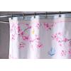 imageMaison d Hermine Shower Curtain 100 Cotton One Panel 70quotx72quot Washable Fabric Shower Curtains for Bathroom Easy Hanging with 12 Button Holes  Home Farmhouse Hotel Spa Birdies On Wire14  Blossoms in Spring