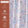 imageMaison d Hermine Shower Curtain 100 Cotton One Panel 70quotx72quot Washable Fabric Shower Curtains for Bathroom Easy Hanging with 12 Button Holes  Home Farmhouse Hotel Spa Birdies On Wire20  Indian Floral