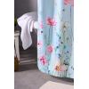 imageMaison d Hermine Shower Curtain 100 Cotton One Panel 70quotx72quot Washable Fabric Shower Curtains for Bathroom Easy Hanging with 12 Button Holes  Home Farmhouse Hotel Spa Birdies On Wire15  Delphinium