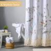 imageMaison d Hermine Shower Curtain 100 Cotton One Panel 70quotx72quot Washable Fabric Shower Curtains for Bathroom Easy Hanging with 12 Button Holes  Home Farmhouse Hotel Spa Birdies On Wire07  Meadow Florals