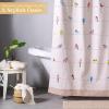 imageMaison d Hermine Shower Curtain 100 Cotton One Panel 70quotx72quot Washable Fabric Shower Curtains for Bathroom Easy Hanging with 12 Button Holes  Home Farmhouse Hotel Spa Birdies On Wire01  Birdies on Wire