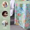 imageMaison d Hermine Shower Curtain 100 Cotton One Panel 70quotx72quot Washable Fabric Shower Curtains for Bathroom Easy Hanging with 12 Button Holes  Home Farmhouse Hotel Spa Birdies On Wire11  Paradiso