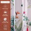 imageMaison d Hermine Shower Curtain 100 Cotton One Panel 70quotx72quot Washable Fabric Shower Curtains for Bathroom Easy Hanging with 12 Button Holes  Home Farmhouse Hotel Spa Birdies On Wire05  Tropiques