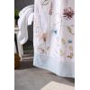 imageMaison d Hermine Shower Curtain 100 Cotton One Panel 70quotx72quot Washable Fabric Shower Curtains for Bathroom Easy Hanging with 12 Button Holes  Home Farmhouse Hotel Spa Birdies On Wire09  Ice Florals