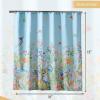 imageMaison d Hermine Shower Curtain 100 Cotton One Panel 70quotx72quot Washable Fabric Shower Curtains for Bathroom Easy Hanging with 12 Button Holes  Home Farmhouse Hotel Spa Birdies On Wire11  Paradiso
