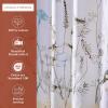 imageMaison d Hermine Shower Curtain 100 Cotton One Panel 70quotx72quot Washable Fabric Shower Curtains for Bathroom Easy Hanging with 12 Button Holes  Home Farmhouse Hotel Spa Birdies On Wire07  Meadow Florals