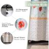 imageMaison d Hermine Shower Curtain 100 Cotton One Panel 70quotx72quot Washable Fabric Shower Curtains for Bathroom Easy Hanging with 12 Button Holes  Home Farmhouse Hotel Spa Birdies On Wire32  Summer Whisper