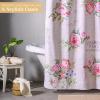 imageMaison d Hermine Shower Curtain 100 Cotton One Panel 70quotx72quot Washable Fabric Shower Curtains for Bathroom Easy Hanging with 12 Button Holes  Home Farmhouse Hotel Spa Birdies On Wire18  Champ De Mars