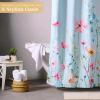 imageMaison d Hermine Shower Curtain 100 Cotton One Panel 70quotx72quot Washable Fabric Shower Curtains for Bathroom Easy Hanging with 12 Button Holes  Home Farmhouse Hotel Spa Birdies On Wire15  Delphinium