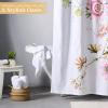 imageMaison d Hermine Shower Curtain 100 Cotton One Panel 70quotx72quot Washable Fabric Shower Curtains for Bathroom Easy Hanging with 12 Button Holes  Home Farmhouse Hotel Spa Birdies On Wire19  Passion