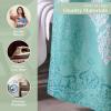 imageMaison d Hermine Shower Curtain 100 Cotton One Panel 70quotx72quot Washable Fabric Shower Curtains for Bathroom Easy Hanging with 12 Button Holes  Home Farmhouse Hotel Spa Birdies On Wire16  Versailles
