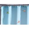 imageMaison d Hermine Shower Curtain 100 Cotton One Panel 70quotx72quot Washable Fabric Shower Curtains for Bathroom Easy Hanging with 12 Button Holes  Home Farmhouse Hotel Spa Birdies On Wire11  Paradiso
