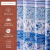 imageMaison d Hermine Shower Curtain 100 Cotton One Panel 70quotx72quot Washable Fabric Shower Curtains for Bathroom Easy Hanging with 12 Button Holes  Home Farmhouse Hotel Spa Birdies On Wire24  Summer Blues