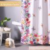imageMaison d Hermine Shower Curtain 100 Cotton One Panel 70quotx72quot Washable Fabric Shower Curtains for Bathroom Easy Hanging with 12 Button Holes  Home Farmhouse Hotel Spa Birdies On Wire22  Happy Florals