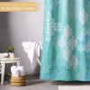 imageMaison d Hermine Shower Curtain 100 Cotton One Panel 70quotx72quot Washable Fabric Shower Curtains for Bathroom Easy Hanging with 12 Button Holes  Home Farmhouse Hotel Spa Birdies On Wire16  Versailles