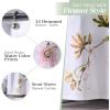 imageMaison d Hermine Shower Curtain 100 Cotton One Panel 70quotx72quot Washable Fabric Shower Curtains for Bathroom Easy Hanging with 12 Button Holes  Home Farmhouse Hotel Spa Birdies On Wire19  Passion