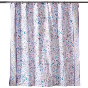imageMaison d Hermine Shower Curtain 100 Cotton One Panel 70quotx72quot Washable Fabric Shower Curtains for Bathroom Easy Hanging with 12 Button Holes  Home Farmhouse Hotel Spa Birdies On Wire20  Indian Floral