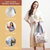 imageMaison d Hermine Canvas Tote Bag for Women Cotton Canvas Reusable Shoulder Grocery Bags Bulk with Handle for Shopping Travel01  Faience