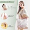 imageMaison d Hermine Canvas Tote Bag for Women Cotton Canvas Reusable Shoulder Grocery Bags Bulk with Handle for Shopping Travel03  Sweet Rose Lavender  Lush