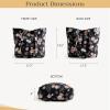 imageMaison d Hermine Canvas Tote Bag for Women Cotton Canvas Reusable Shoulder Grocery Bags Bulk with Handle for Shopping Travel05  Moody Florals