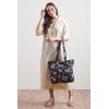 imageMaison d Hermine Canvas Tote Bag for Women Cotton Canvas Reusable Shoulder Grocery Bags Bulk with Handle for Shopping Travel05  Moody Florals