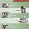 imageMaison d Hermine Canvas Tote Bag for Women Cotton Canvas Reusable Shoulder Grocery Bags Bulk with Handle for Shopping Travel07  Zebra