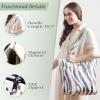 imageMaison d Hermine Canvas Tote Bag for Women Cotton Canvas Reusable Shoulder Grocery Bags Bulk with Handle for Shopping Travel07  Zebra