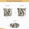 imageMaison d Hermine Canvas Tote Bag for Women Cotton Canvas Reusable Shoulder Grocery Bags Bulk with Handle for Shopping Travel07  Zebra