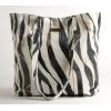 imageMaison d Hermine Canvas Tote Bag for Women Cotton Canvas Reusable Shoulder Grocery Bags Bulk with Handle for Shopping Travel07  Zebra