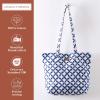 imageMaison d Hermine Canvas Tote Bag for Women Cotton Canvas Reusable Shoulder Grocery Bags Bulk with Handle for Shopping Travel10  Shibori
