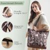 imageMaison d Hermine Canvas Tote Bag for Women Cotton Canvas Reusable Shoulder Grocery Bags Bulk with Handle for Shopping Travel15  Meadow Florals