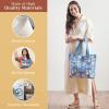 imageMaison d Hermine Canvas Tote Bag for Women Cotton Canvas Reusable Shoulder Grocery Bags Bulk with Handle for Shopping Travel16  Joli Jouy