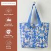 imageMaison d Hermine Canvas Tote Bag for Women Cotton Canvas Reusable Shoulder Grocery Bags Bulk with Handle for Shopping Travel16  Joli Jouy