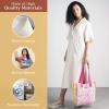 imageMaison d Hermine Canvas Tote Bag for Women Cotton Canvas Reusable Shoulder Grocery Bags Bulk with Handle for Shopping Travel17  Katmandou  Fushia