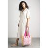 imageMaison d Hermine Canvas Tote Bag for Women Cotton Canvas Reusable Shoulder Grocery Bags Bulk with Handle for Shopping Travel17  Katmandou  Fushia