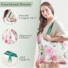 imageMaison d Hermine Canvas Tote Bag for Women Cotton Canvas Reusable Shoulder Grocery Bags Bulk with Handle for Shopping Travel19  Pivoine