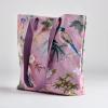 imageMaison d Hermine Canvas Tote Bag for Women Cotton Canvas Reusable Shoulder Grocery Bags Bulk with Handle for Shopping Travel20  Hokuzai  Violet