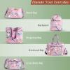 imageMaison d Hermine Canvas Tote Bag for Women Cotton Canvas Reusable Shoulder Grocery Bags Bulk with Handle for Shopping Travel20  Hokuzai  Violet