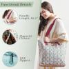 imageMaison d Hermine Canvas Tote Bag for Women Cotton Canvas Reusable Shoulder Grocery Bags Bulk with Handle for Shopping Travel21  Bamako
