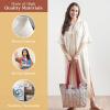 imageMaison d Hermine Canvas Tote Bag for Women Cotton Canvas Reusable Shoulder Grocery Bags Bulk with Handle for Shopping Travel21  Bamako