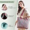 imageMaison d Hermine Canvas Tote Bag for Women Cotton Canvas Reusable Shoulder Grocery Bags Bulk with Handle for Shopping Travel22  Bamako