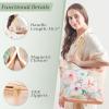 imageMaison d Hermine Canvas Tote Bag for Women Cotton Canvas Reusable Shoulder Grocery Bags Bulk with Handle for Shopping Travel25  Ibiza