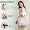 imageMaison d Hermine Canvas Tote Bag for Women Cotton Canvas Reusable Shoulder Grocery Bags Bulk with Handle for Shopping Travel26  Master Piece
