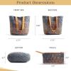 imageMaison d Hermine Shopping Bags Cotton Quilted Tote Bag with Zipper Pockets Small Pouch Reusable Grocery Bag Work Travel06  Imperfection