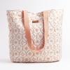 imageMaison d Hermine Shopping Bags Cotton Quilted Tote Bag with Zipper Pockets Small Pouch Reusable Grocery Bag Work Travel11  Fair Isle